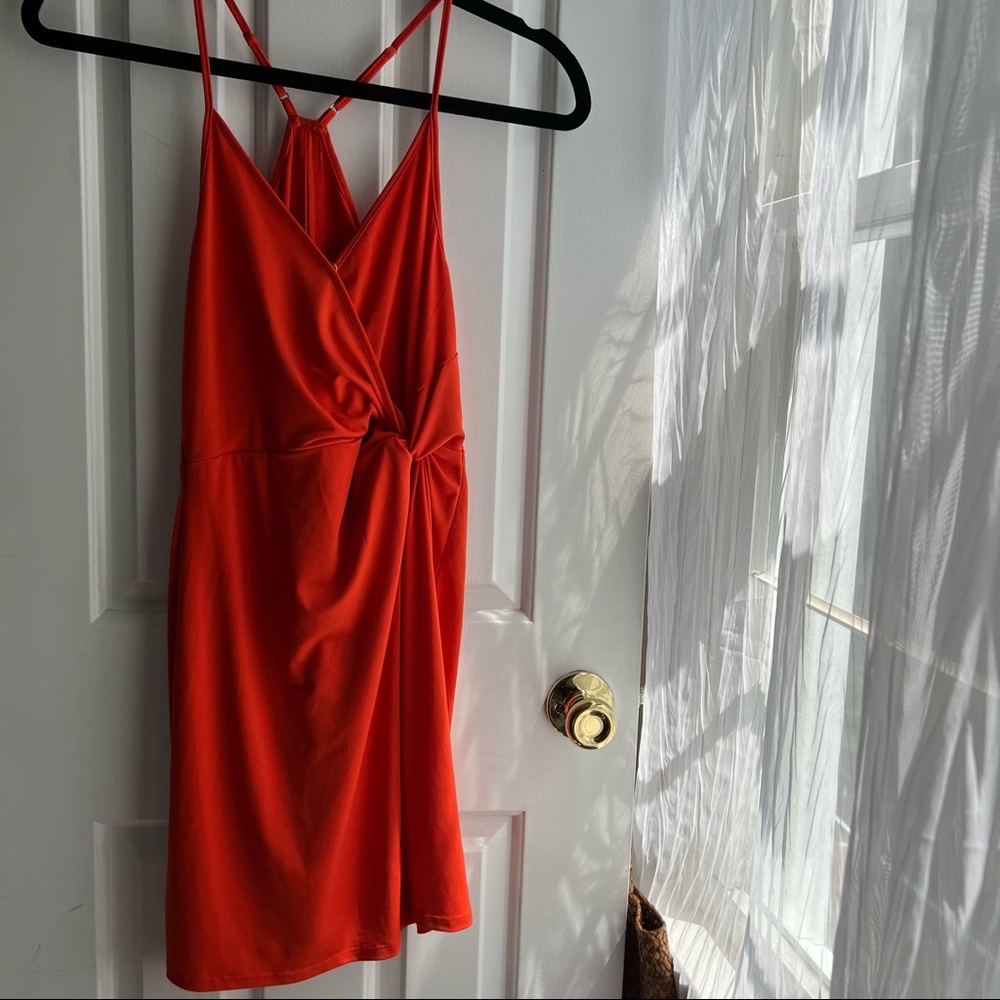 Revolve BCBG Generation Red Orange Mini Dress- BARELY WORN